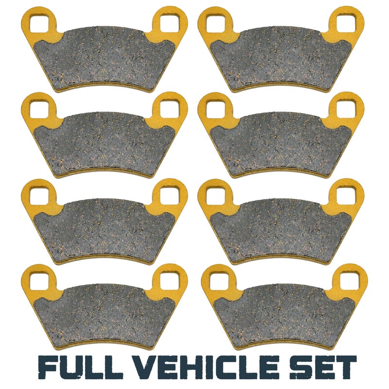 Traild Polaris Ranger 570/400/500/650/700/800 Midsize 2004-2022 Ceramic Brake Pad Set Front & Rear - Image 4